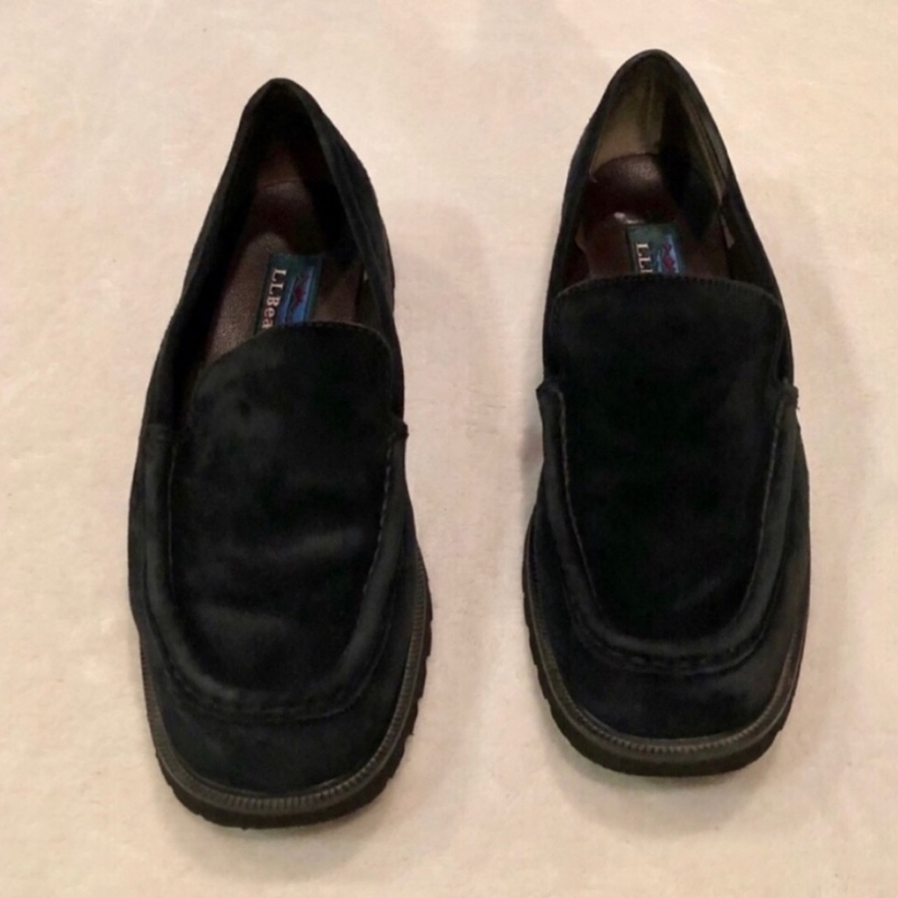 L.L. Bean suede loafers